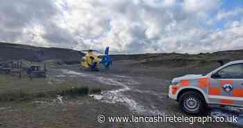 Air ambulance and mountain rescue called after biker ‘suffered nasty injury’