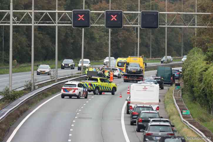 Ongeval op snelweg veroorzaakt flinke vertraging