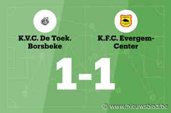 De Mulder redt punt voor KFC Evergem Center B tegen DT Borsbeke C