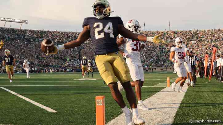 How to watch Notre Dame vs. Georgia Tech football without cable