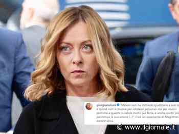 Meloni posta la mail della toga anti governo: "Molto più pericolosa di Berlusconi"