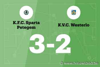 Vercruysse maakt twee goals voor Sparta Petegem in wedstrijd tegen Westerlo B