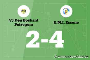 EMI Essene wint uit van Den Boskant Peizegem, mede dankzij twee treffers Menten
