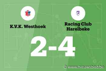 RC Harelbeke klopt KVK Westhoek en is al acht wedstrijden ongeslagen