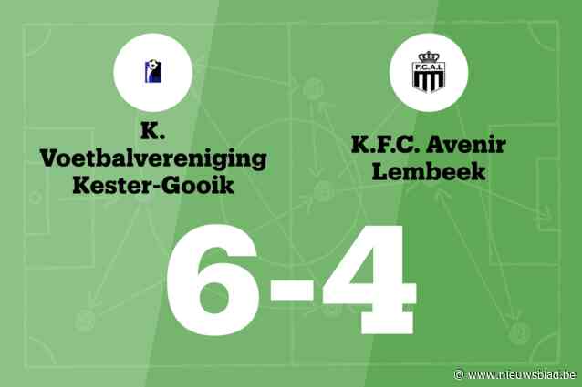 De Baerdemaeker leidt Kester-Gooik B naar overwinning tegen Avenir Lembeek B