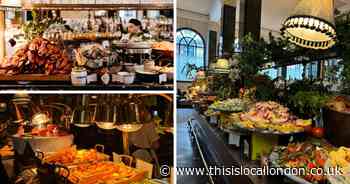 The Ned’s Sunday Feast where you can eat salads, roasts, lobster and more galore