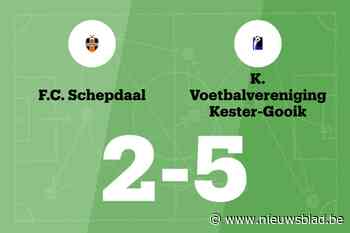 Ondanks achterstand bij rust wint Kester-Gooik van Schepdaal