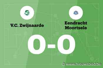 VC Zwijnaarde en Eendracht Moortsele blijven steken op 0-0