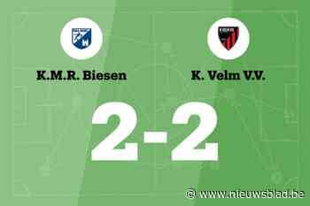 KMR Biesen en Velm delen de punten