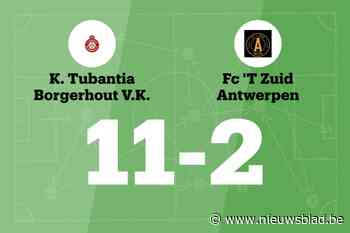 Doelpuntenfestijn bij Tubantia Borgerhout tegen FC 'T Zuid Antwerpen