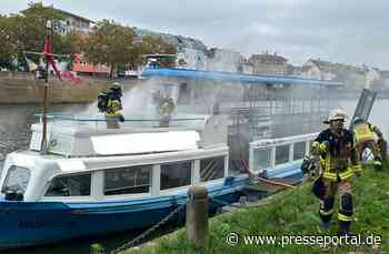FW Stuttgart: Brand auf Ausflugsschiff