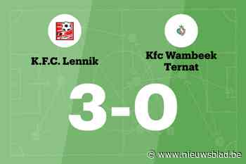 Lennik zet ongeslagen reeks voort met 3-0 tegen Wambeek Ternat B