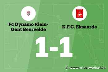 Dynamo Beervelde en FC Eksaarde delen de punten