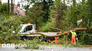 Thousands of homes without power amid storm disruption