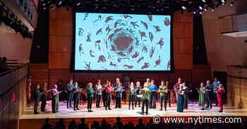 Review: A Choir Stands Out in a Multimedia Performance