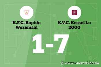 Ook Kessel-Lo 2000 B houdt Rapide Wezemaal B van overwinning af