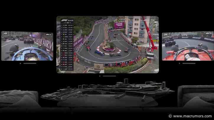 Lapz App Lets You Watch Formula 1 Races on Apple Vision Pro