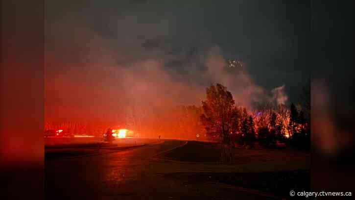 Saturday night fire in Bearspaw burns original house