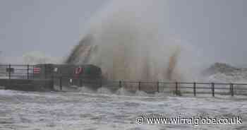 Flood alerts issued across Wirral as high tide hits tomorrow morning