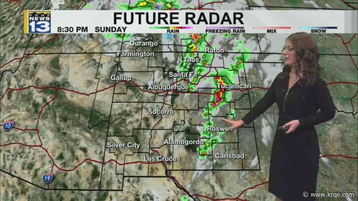 Rain tonight before the state dries out Monday