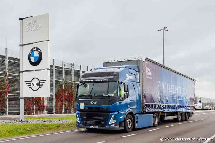 BMW setzt weitere Elektro-Lkw in der Logistik ein