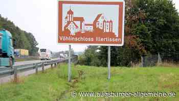 Teure Tafel: Werbeschild fürs Vöhlinschloss ist deutschlandweit fast an der Spitze