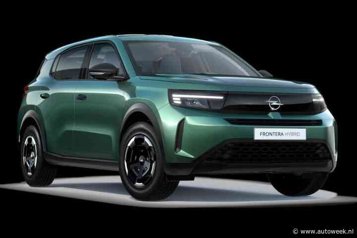 Opel Frontera: als sterkste mild-hybride duurder dan elektrische Frontera Electric