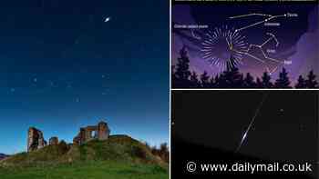 Orionid Meteor Shower peaks this evening with up to 25 shooting stars every hour - here's how to watch the spectacular display from your hometown