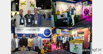 Fotoreportage van drukke Global Produce & Floral Show in Atlanta