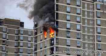 Rest centre set up for tenants after fire rips through Plaistow flat