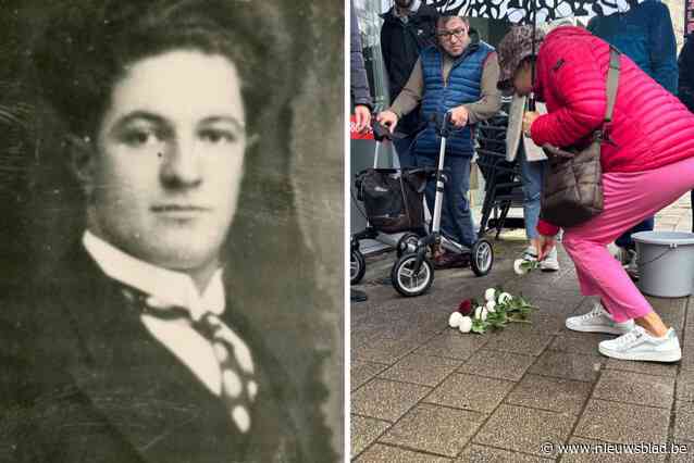 Struikelsteen herinnert aan slachtoffer van Tweede Wereldoorlog: “Zelfs zijn broer wist niet dat hij verzetslid was”
