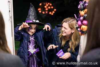 UK's first BSL-inclusive street paving way for deaf children to be included on Halloween and trick or treating for first time