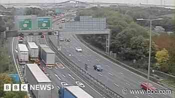 Dartford Crossing delays as spillage closes tunnel
