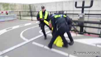 Blokkade van sluizen in IJmuiden door Extinction Rebellion