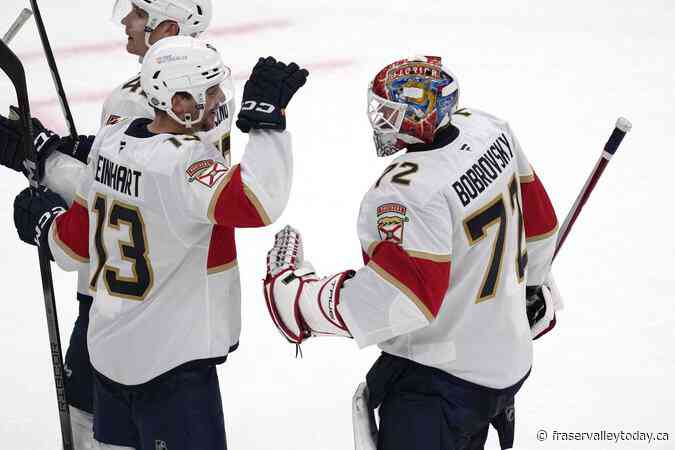 Panthers’ Reinhart named NHL first star after posting nine points over four games