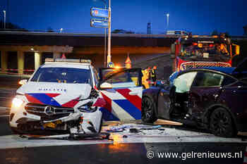 Meerdere gewonden na ongeval met politieauto