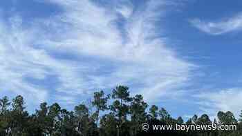 Breezy and mostly sunny Tuesday