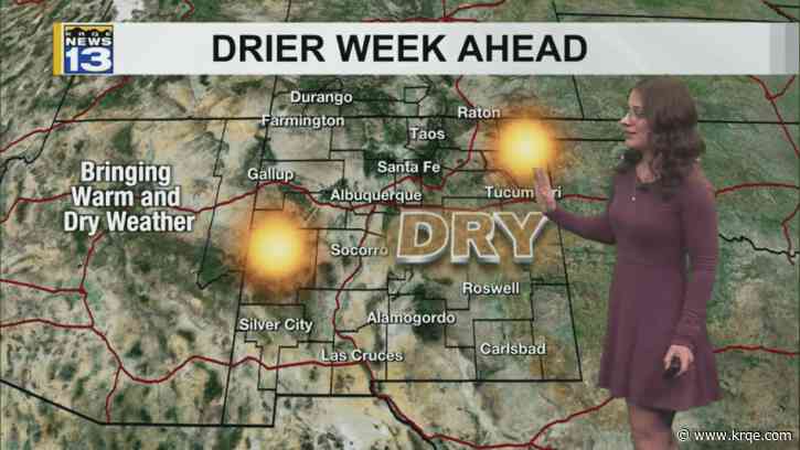 Dry and warm week ahead