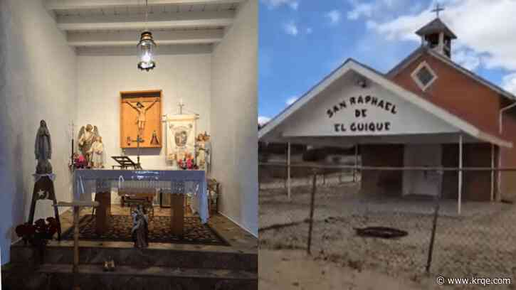 'We don't want our church to go away': Small New Mexico community raising money to repair long-standing chapel