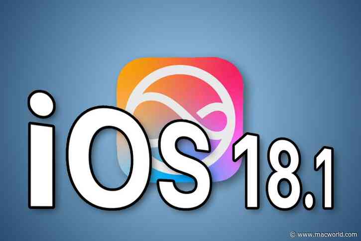 The iOS 18.1 release candidate is out now—here are the release notes