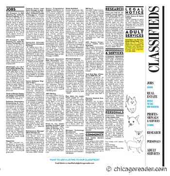 Classifieds Tear sheets