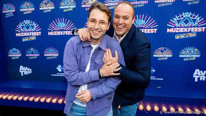 Christiaan Bauer genoot enorm van zijn eerste optreden met papa Frans