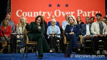 Harris holding moderated conversations with Liz Cheney in 3 battleground states