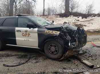 Petrolia man awaiting sentence for ramming Lambton OPP cruiser while fleeing police