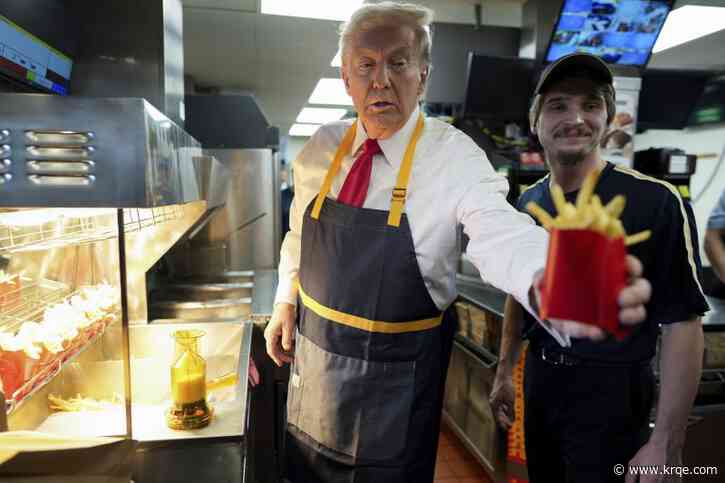 McDonald's says it doesn't endorse political candidates after Trump visit