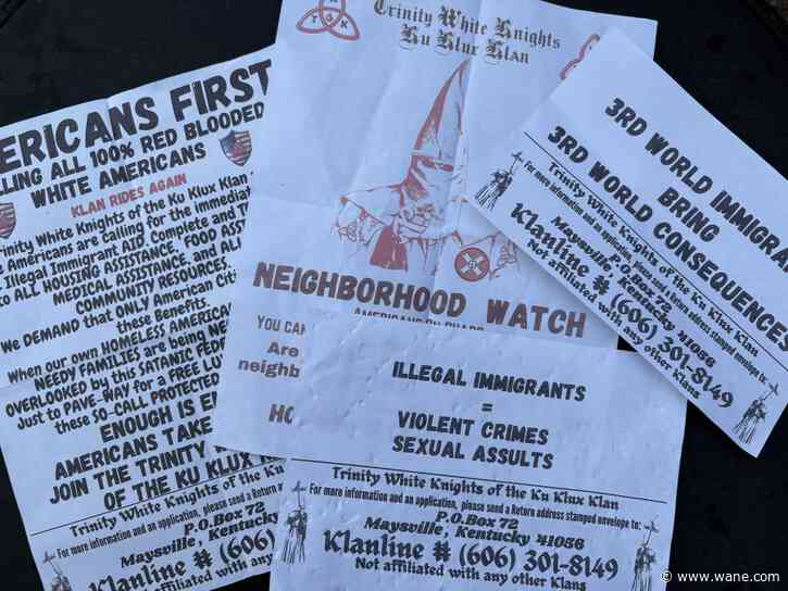 Southwood Park residents 'repulsed' by KKK flyers in Fort Wayne