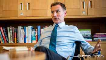 Hunt warns Reeves against hiking business taxes