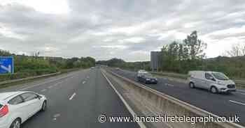 M56 traffic delays as lane shut for 'some time' due to vehicle crash and fire