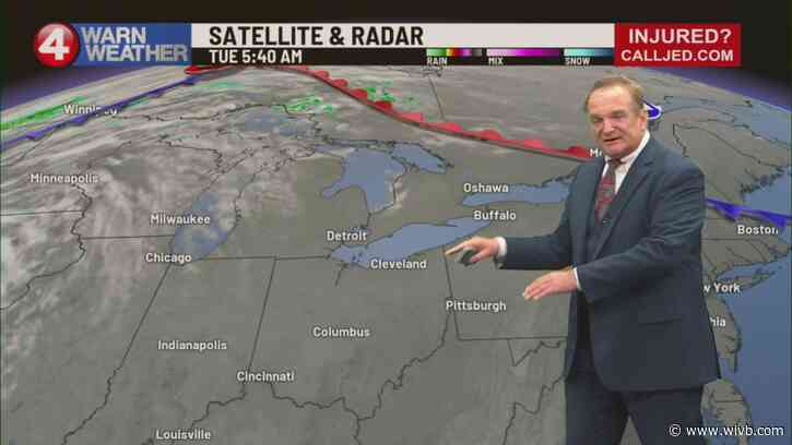 Near record warmth today, changes tomorrow