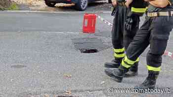 Voragine al Tufello, la strada si apre su viale Jonio